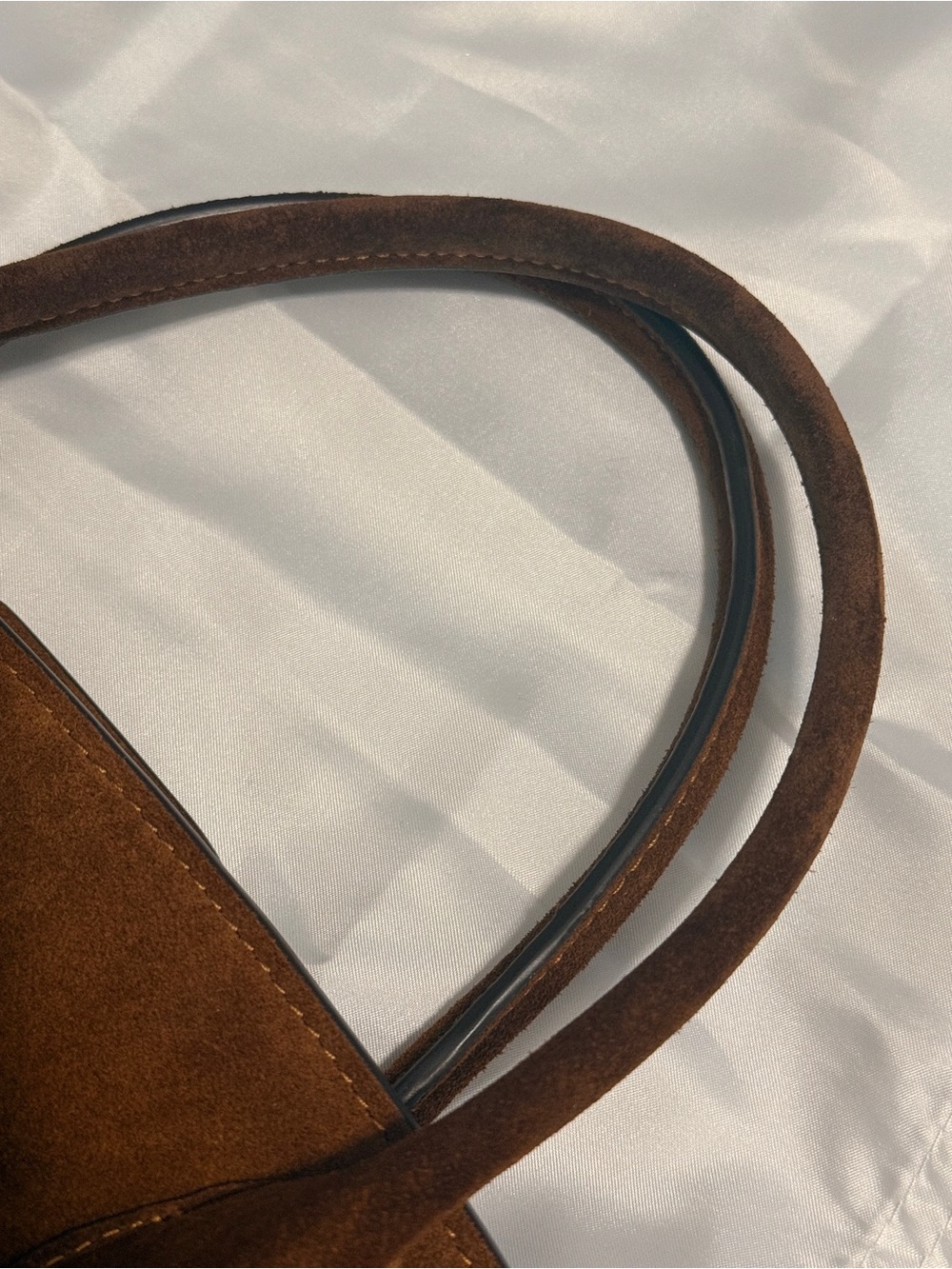 Coach Soft Empire Carryall 40 in Suede Chestnut Brown - Picture 7 of 11